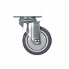 Vestil Dark Gray Swivel Thermoplastic Polyurethane Rubber Caster 4 x 1 1/4 CST-B28-4X1TPR-S